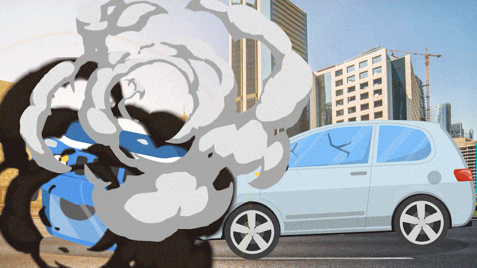 gif of a car accident