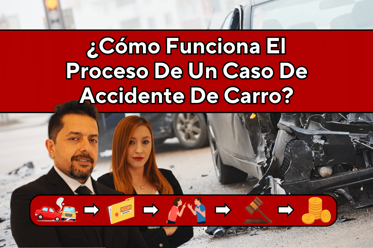 ¿Cómo funciona el proceso de un caso de accidente de carro?